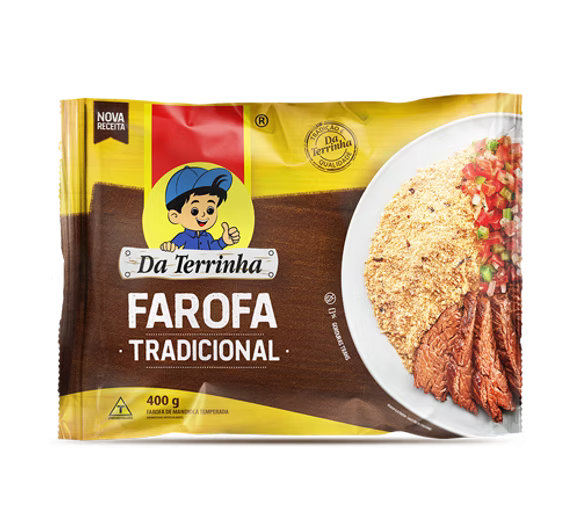 Da Terrinha Seasoned Cassava Flour "Farofa" 400g